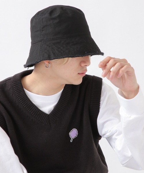 ALAND(エーランド)の「【UNISEX】3.3Field Trip/RAWEDGEバケットHAT 2944141(ハット・レディース・ベージュ/ブラック/アイボリー/その他・FREE)」の2枚目の写真