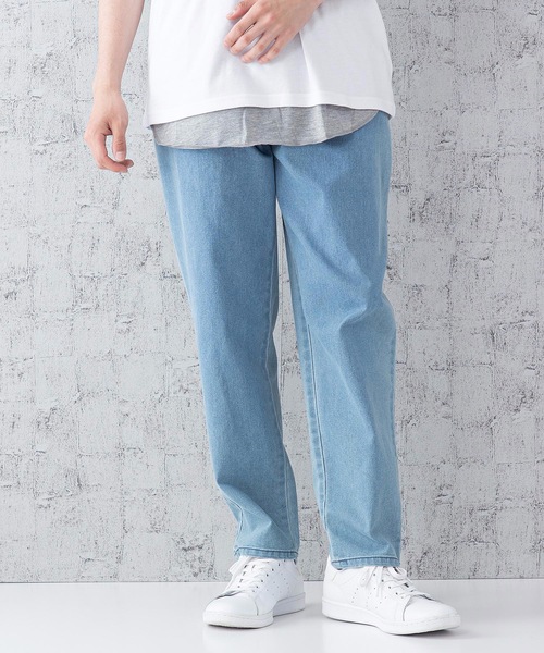 Blue Standard (ブルースタンダード)の「【BLUE STANDARD】シェフパンツ ワイドパンツ バギーパンツ カモフラージュ デニム(その他パンツ・メンズ・ブラック/ベージュ/ブラウン/ブルー/ブルー系その他/ライトベージュ・MEDIUM/LARGE/X-LARGE)」の5枚目の写真