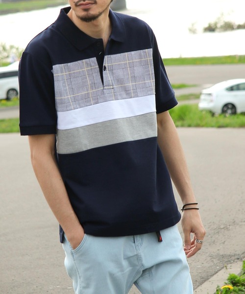 ZIP FIVE（ジップファイブ）の「【ZIP FIVE】UVカット 汗ジミ防止 高密度 鹿の子 レギュラー ポロシャツ【SMALL～XX-LARGEまでサイズ展開アリ】（ポロシャツ・メンズ・ブルー/ホワイト系/ホワイト系1/グレー系/ネイビー系2/ネイビー系3/ネイビー系1/ネイビー系/ホワイト/チャコール/ブラック/ブラック系2/ブラック系1/ブラック系/ネイビー/ブラック系3/グリーン/ワイン・XX-LARGE/SMALL/X-LARGE/MEDIUM/LARGE）」の17枚目の写真