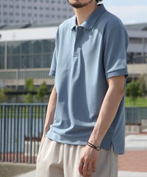 【ZIP FIVE】UVカット 汗ジミ防止 高密度 鹿の子 レギュラー ポロシャツ【SMALL～XX-LARGEまでサイズ展開アリ】