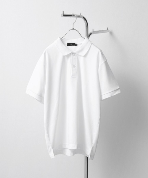 ZIP FIVE（ジップファイブ）の「【ZIP FIVE】UVカット 汗ジミ防止 高密度 鹿の子 レギュラー ポロシャツ【SMALL～XX-LARGEまでサイズ展開アリ】（ポロシャツ・メンズ・ブルー/ホワイト系/ホワイト系1/グレー系/ネイビー系2/ネイビー系3/ネイビー系1/ネイビー系/ホワイト/チャコール/ブラック/ブラック系2/ブラック系1/ブラック系/ネイビー/ブラック系3/グリーン/ワイン・XX-LARGE/SMALL/X-LARGE/MEDIUM/LARGE）」の20枚目の写真