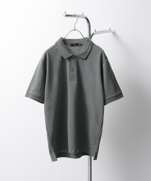 ZIP FIVE（ジップファイブ）の「【ZIP FIVE】UVカット 汗ジミ防止 高密度 鹿の子 レギュラー ポロシャツ【SMALL～XX-LARGEまでサイズ展開アリ】（ポロシャツ・メンズ・ブルー/ホワイト系/ホワイト系1/グレー系/ネイビー系2/ネイビー系3/ネイビー系1/ネイビー系/ホワイト/チャコール/ブラック/ブラック系2/ブラック系1/ブラック系/ネイビー/ブラック系3/グリーン/ワイン・XX-LARGE/SMALL/X-LARGE/MEDIUM/LARGE）」の21枚目の写真