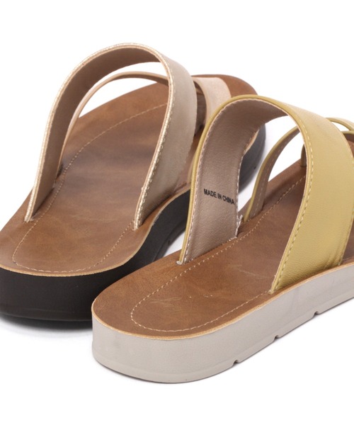 studio CLIP（スタディオクリップ）の「【キナリノ掲載商品】クロストング楽々サンダル（サンダル・レディース・イエロー/ブラック/その他1・MEDIUM/X-LARGE/LARGE/SMALL）」の16枚目の写真