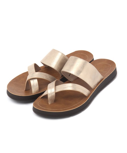 studio CLIP（スタディオクリップ）の「【キナリノ掲載商品】クロストング楽々サンダル（サンダル・レディース・イエロー/ブラック/その他1・MEDIUM/X-LARGE/LARGE/SMALL）」の21枚目の写真