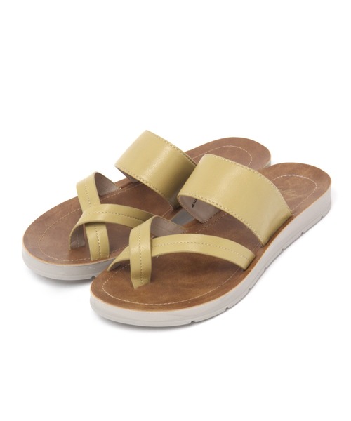 studio CLIP（スタディオクリップ）の「【キナリノ掲載商品】クロストング楽々サンダル（サンダル・レディース・イエロー/ブラック/その他1・MEDIUM/X-LARGE/LARGE/SMALL）」の19枚目の写真