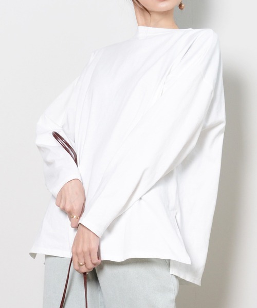 shopnikoniko(ショップニコニコ)の「2wayレースアップトップス(Tシャツ/カットソー・レディース・ブラック/オフホワイト/グリーン/ライトベージュ・フリー)」の1枚目の写真