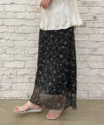 LOUNGEDRESS | フラワーナロースカート(スカート)