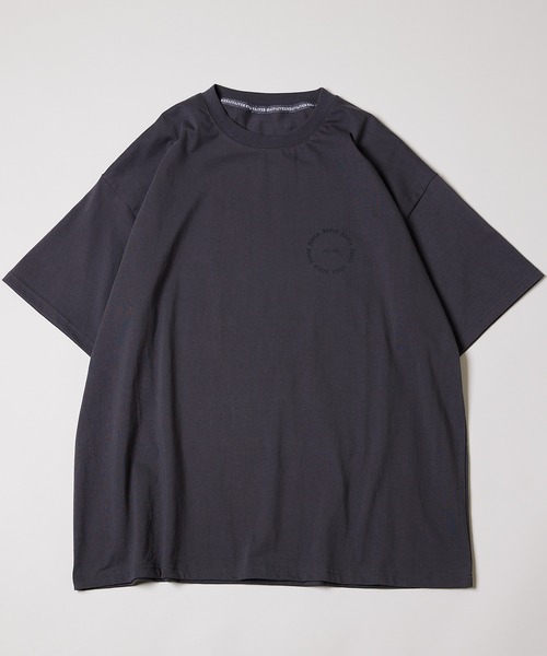 AIVER（アイバー）の「AIVER　カットオフパッチシルケットS/SビッグTEE（Tシャツ/カットソー・メンズ・チャコールグレー/ブラック/ナチュラル・MEDIUM/LARGE）」の11枚目の写真