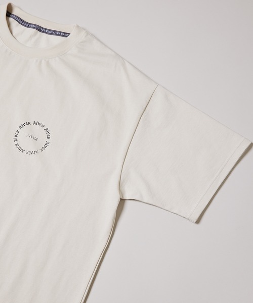 AIVER（アイバー）の「AIVER　カットオフパッチシルケットS/SビッグTEE（Tシャツ/カットソー・メンズ・チャコールグレー/ブラック/ナチュラル・MEDIUM/LARGE）」の20枚目の写真