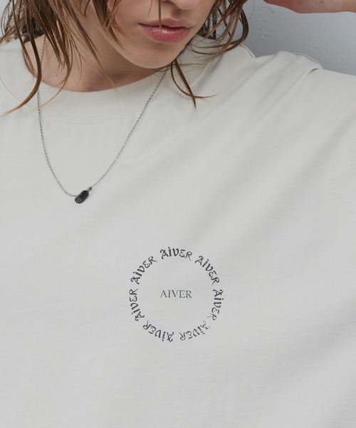 AIVER（アイバー）の「AIVER　カットオフパッチシルケットS/SビッグTEE（Tシャツ/カットソー・メンズ・チャコールグレー/ブラック/ナチュラル・MEDIUM/LARGE）」の10枚目の写真