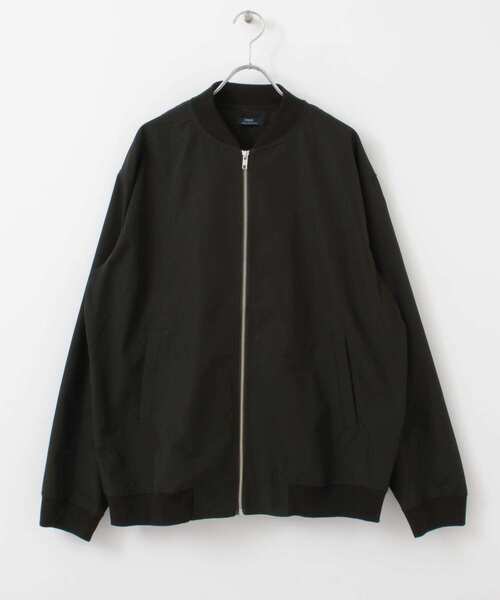 ITEMS URBANRESEARCH（アイテムズ アーバンリサーチ）の「エステルポプリン MA-1（その他アウター・メンズ・ブラック/ベージュ/ライトブルー/カーキ・MEDIUM/LARGE）」の14枚目の写真