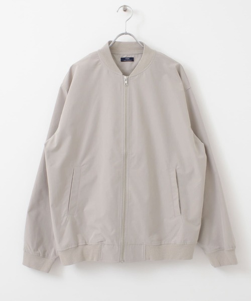 ITEMS URBANRESEARCH（アイテムズ アーバンリサーチ）の「エステルポプリン MA-1（その他アウター・メンズ・ブラック/ベージュ/ライトブルー/カーキ・MEDIUM/LARGE）」の15枚目の写真