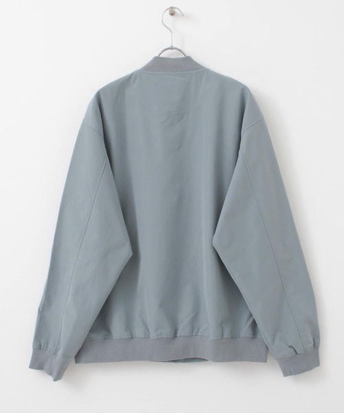 ITEMS URBANRESEARCH（アイテムズ アーバンリサーチ）の「エステルポプリン MA-1（その他アウター・メンズ・ブラック/ベージュ/ライトブルー/カーキ・MEDIUM/LARGE）」の20枚目の写真