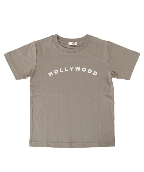 S&H（エスアンドエイチ）の「天竺・プリント半袖Tシャツ（Tシャツ/カットソー・キッズ・イエロー/ホワイト/チャコールグレー/キナリ/グリーン/キャメル/ライトブルー/ブラウン/ライトグリーン/ライトグレー/ライトピンク/ピンク/マスタード/サックスブルー/ネイビー/ブラック/ベージュ/モカ/グレー/ブルー・120cm/150cm/100cm/130cm/110cm/140cm）」の9枚目の写真