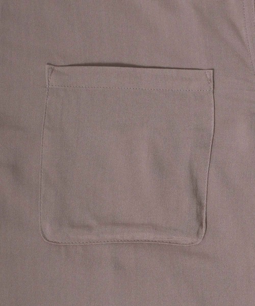 MARUKAWA(マルカワ)の「レーヨン 総柄 無地 オープンカラーアロハシャツ/リゾートシャツ(シャツ/ブラウス・メンズ・ブラック/ベージュ/カーキ/ブルー/その他/その他1/ホワイト系その他/ブラック系その他2/ベージュ系その他/ブルー系その他/グレー系その他/ブルー系その他2/ブラック系その他/ホワイト系その他2・LL/M/L/S)」の21枚目の写真