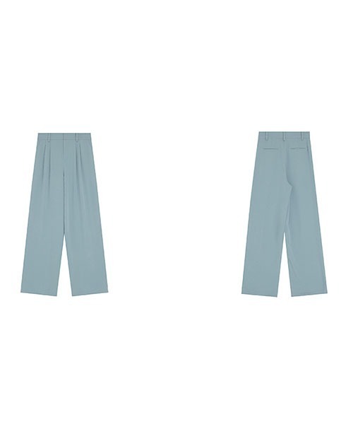 Fano Studios(ファノ ストゥディオズ)の「【Fano Studios】Loose drape straight pants FC21K056(スラックス・レディース・ライトブルー・M/L/S)」の6枚目の写真