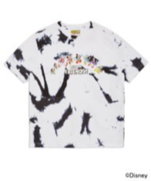 Guess（ゲス）の「GUESS/ゲス Mickey & Friends Collection / Tie-Dye S/S Tee タイダイ柄 コットン Tシャツ/半袖Tシャツ（Tシャツ/カットソー・メンズ・ネイビー/ピンク・XL/M/L）」の3枚目の写真
