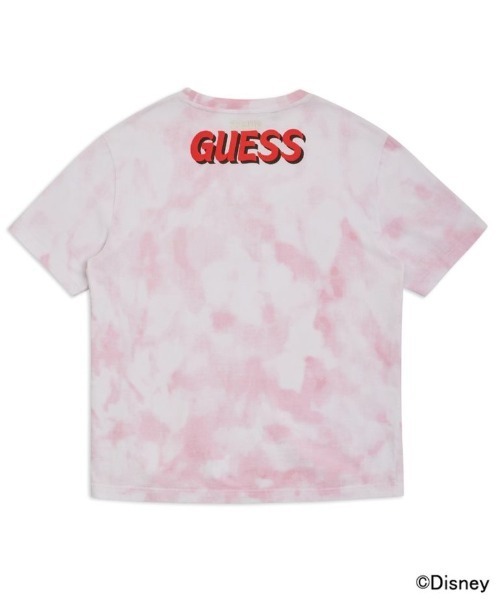 Guess（ゲス）の「GUESS/ゲス Mickey & Friends Collection / Tie-Dye S/S Tee タイダイ柄 コットン Tシャツ/半袖Tシャツ（Tシャツ/カットソー・メンズ・ネイビー/ピンク・XL/M/L）」の5枚目の写真