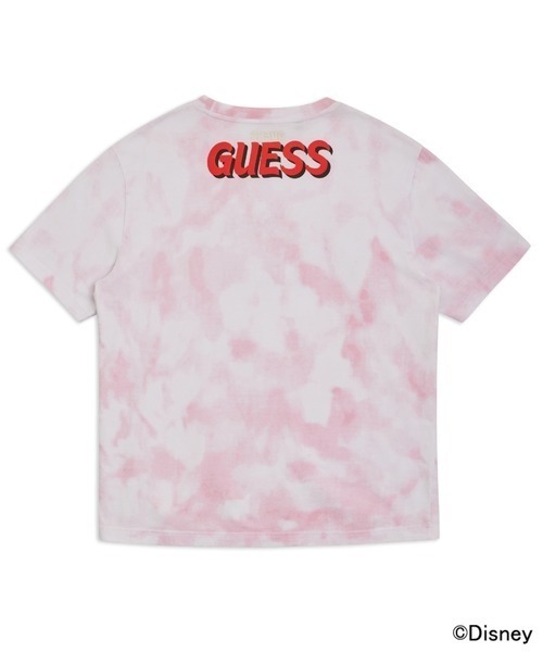 Guess（ゲス）の「GUESS/ゲス Mickey & Friends Collection / Tie-Dye S/S Tee タイダイ柄 コットン Tシャツ/半袖Tシャツ（Tシャツ/カットソー・メンズ・ネイビー/ピンク・XL/M/L）」の13枚目の写真