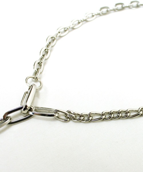 RNA(アールエヌエー)の「E4758 MIXチェーンネックレス(ネックレス・レディース・シルバー・FREE)」の11枚目の写真