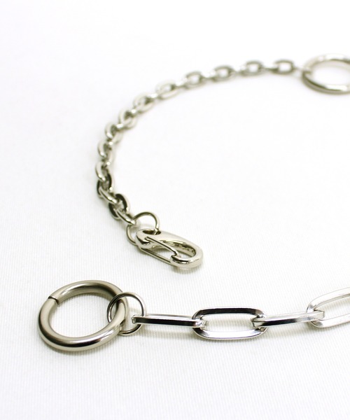RNA(アールエヌエー)の「E4758 MIXチェーンネックレス(ネックレス・レディース・シルバー・FREE)」の2枚目の写真