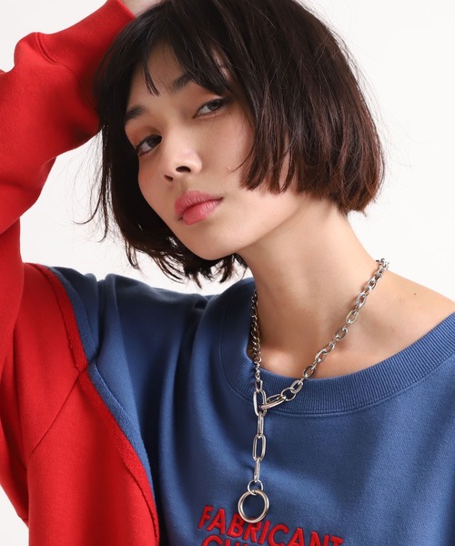 RNA(アールエヌエー)の「E4758 MIXチェーンネックレス(ネックレス・レディース・シルバー・FREE)」の8枚目の写真