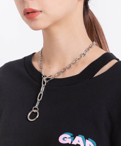 RNA(アールエヌエー)の「E4758 MIXチェーンネックレス(ネックレス・レディース・シルバー・FREE)」の12枚目の写真