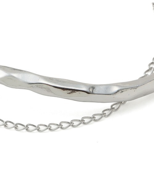 VIS（ビス）の「ダブルラインメタルバングル（バングル/リストバンド・レディース・シルバー/ゴールド・FREE）」の7枚目の写真