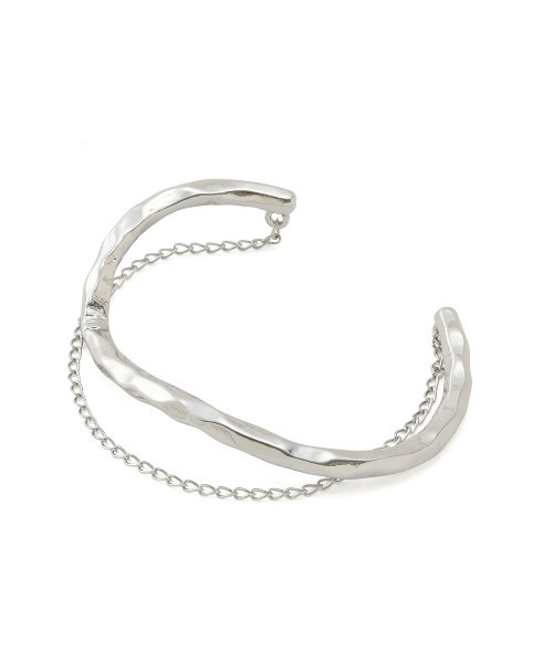 VIS（ビス）の「ダブルラインメタルバングル（バングル/リストバンド・レディース・シルバー/ゴールド・FREE）」の9枚目の写真