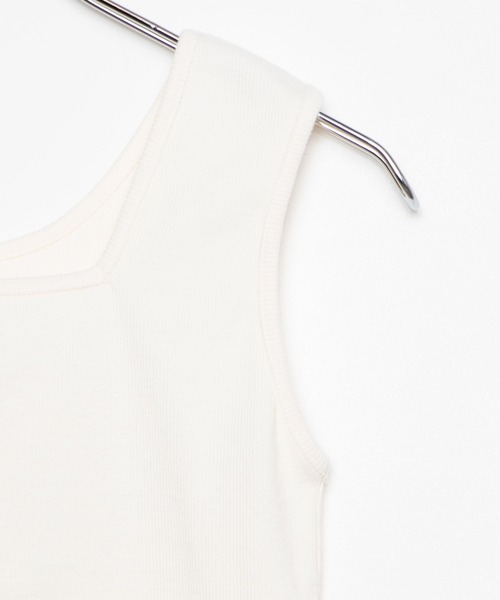 WEGO(ウィゴー)の「WEGO/配色メロウタンクトップ(タンクトップ・レディース・グリーン/アイボリー・FREE)」の19枚目の写真