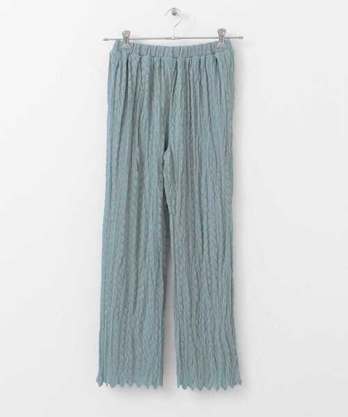 KBF+（ケービーエフプラス）の「KBF+　パターンレースパンツ（その他パンツ・レディース・ブラック/ホワイト系その他/ブルー・ONE）」の17枚目の写真