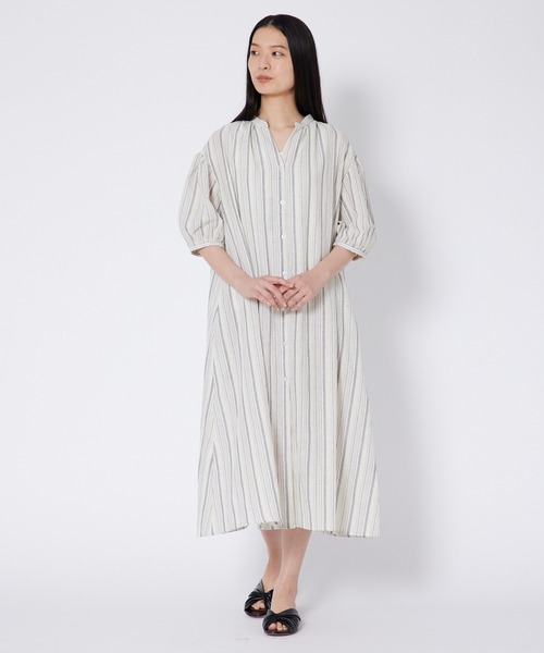コットンストライプワンピース 1s05 5177 ワンピース Shop Dada ショップダダ のファッション ワンピース ワンピース ドレス セール