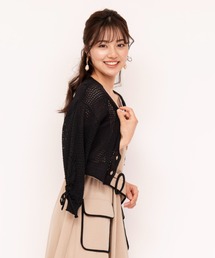 WILLSELECTION | 透かし柄リボン２wayボレロ(カーディガン/ボレロ)