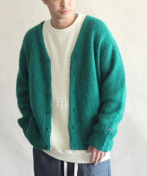 MANASTASH（マナスタッシュ）の「MANASTASH/マナスタッシュ　ABERDEEN KURTIGAN '21 アバディーンカーティガン’21 7114100 ニットカーディガン（ニット/セーター・メンズ・ブラック/グリーン/グレー/ベージュ/バーガンディー・MEDIUM/LARGE/X-LARGE）」の5枚目の写真