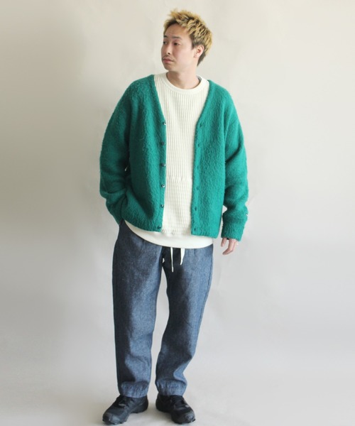 MANASTASH（マナスタッシュ）の「MANASTASH/マナスタッシュ　ABERDEEN KURTIGAN '21 アバディーンカーティガン’21 7114100 ニットカーディガン（ニット/セーター・メンズ・ブラック/グリーン/グレー/ベージュ/バーガンディー・MEDIUM/LARGE/X-LARGE）」の17枚目の写真