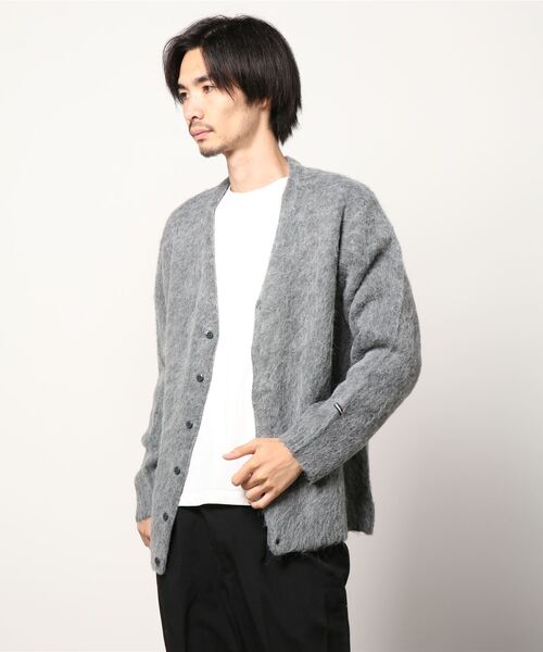 MANASTASH（マナスタッシュ）の「MANASTASH/マナスタッシュ　ABERDEEN KURTIGAN '21 アバディーンカーティガン’21 7114100 ニットカーディガン（ニット/セーター・メンズ・ブラック/グリーン/グレー/ベージュ/バーガンディー・MEDIUM/LARGE/X-LARGE）」の7枚目の写真