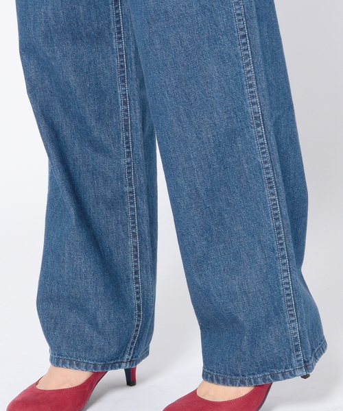 Another Edition（アナザーエディション）の「AE×LEEサイドジップデニムパンツ/BC AE×Lee SIDE ZIP PT（デニムパンツ・レディース・ネイビー/コバルトブルー・MEDIUM/SMALL）」の15枚目の写真