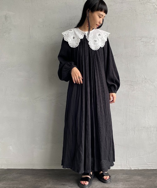 JF Ready Made（ジェイエフレディメイド）の「[Jf Ready Made/ジェイエフレディメイド] コットンレース 2WAY付け襟（付け襟・レディース・ホワイト・ONE SIZE）」の3枚目の写真