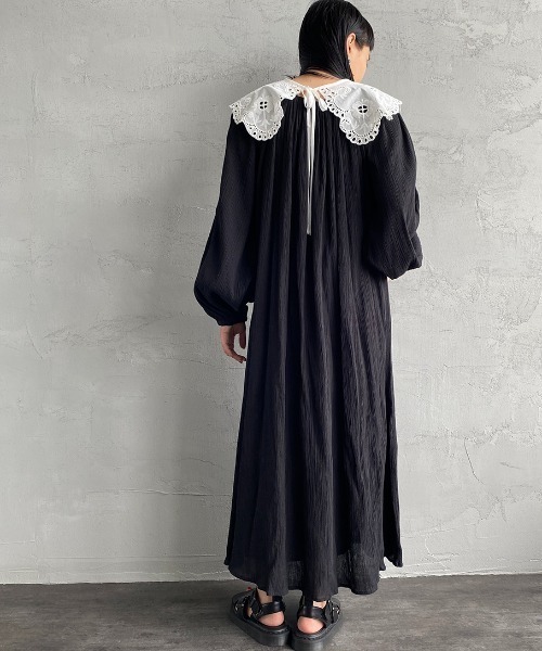 JF Ready Made（ジェイエフレディメイド）の「[Jf Ready Made/ジェイエフレディメイド] コットンレース 2WAY付け襟（付け襟・レディース・ホワイト・ONE SIZE）」の4枚目の写真