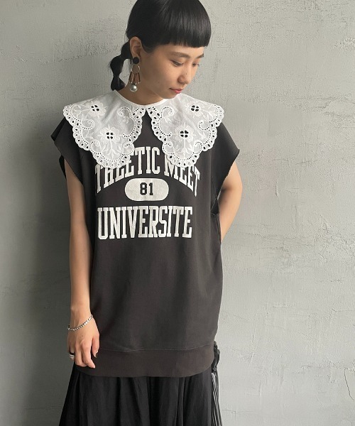 JF Ready Made（ジェイエフレディメイド）の「[Jf Ready Made/ジェイエフレディメイド] コットンレース 2WAY付け襟（付け襟・レディース・ホワイト・ONE SIZE）」の5枚目の写真