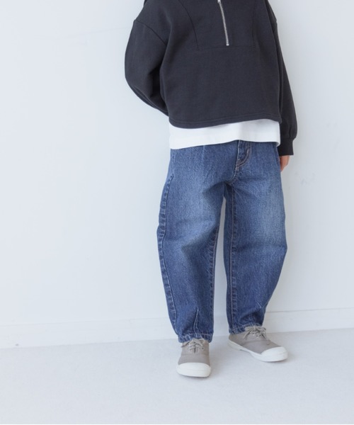 LOWRYS FARM(ローリーズファーム)の「CONEデニムスラウチパンツ 958899(デニムパンツ・キッズ・ワンウォッシュ/ブルー/ブルー系・110cm/120cm/130cm/140cm/150cm)」の3枚目の写真