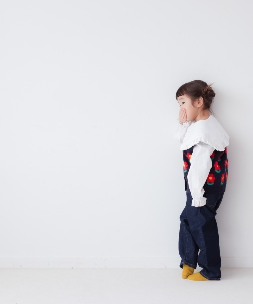 LOWRYS FARM(ローリーズファーム)の「CONEデニムスラウチパンツ 958899(デニムパンツ・キッズ・ワンウォッシュ/ブルー/ブルー系・110cm/120cm/130cm/140cm/150cm)」の21枚目の写真