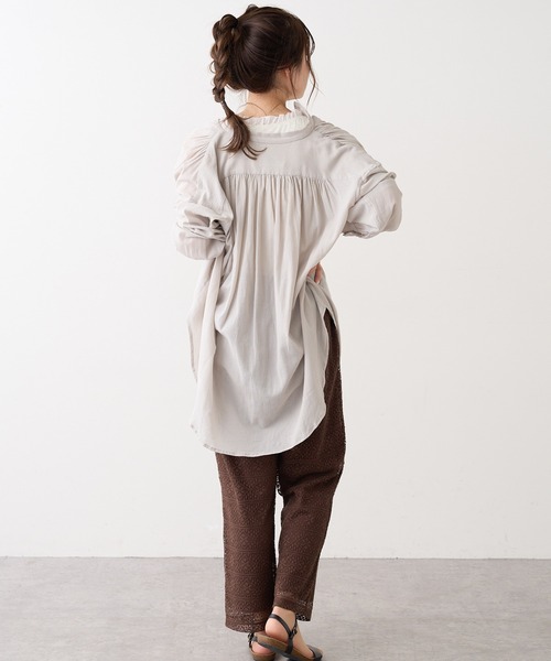 PUAL CE CIN（ピュアルセシン）の「ラッセルレースパンツ（その他パンツ・レディース・ブラック/ブラウン/グレー/アイボリー・FREE）」の7枚目の写真