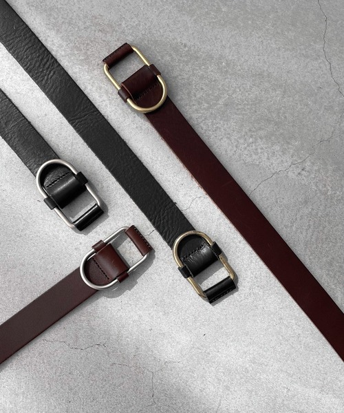 CANAL JEAN(キャナルジーン)の「El mar ノンホールバックルレザーベルト(ベルト・レディース・ブラック/ブラウン/ブラウン系その他/ブラック系その他・ONE SIZE)」の5枚目の写真