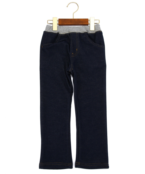 green label relaxing（グリーンレーベルリラクシング）の「爆発的にあたたかい！【KIDS】バクオンデニムパンツ（デニムパンツ・キッズ・ネイビー・115cm/125cm/105cm/95cm/135cm）」の9枚目の写真