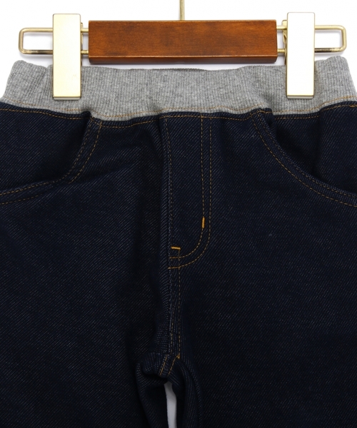 green label relaxing（グリーンレーベルリラクシング）の「爆発的にあたたかい！【KIDS】バクオンデニムパンツ（デニムパンツ・キッズ・ネイビー・115cm/125cm/105cm/95cm/135cm）」の3枚目の写真