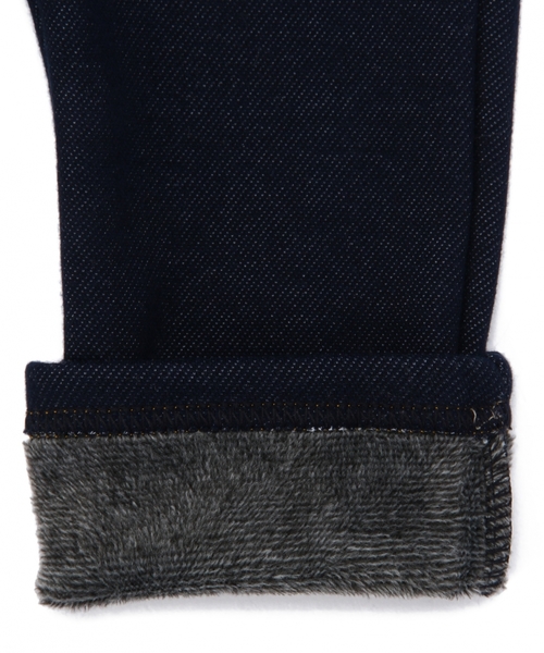 green label relaxing（グリーンレーベルリラクシング）の「爆発的にあたたかい！【KIDS】バクオンデニムパンツ（デニムパンツ・キッズ・ネイビー・115cm/125cm/105cm/95cm/135cm）」の7枚目の写真