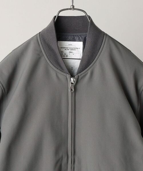 SHIPS（シップス）の「SHIPS: ハイカウント 2WAY ストレッチ リブ ブルゾン 21FW（ブルゾン・メンズ・チャコールグレー/ライトグリーン/ブラック・SMALL/MEDIUM/LARGE/X-LARGE）」の19枚目の写真