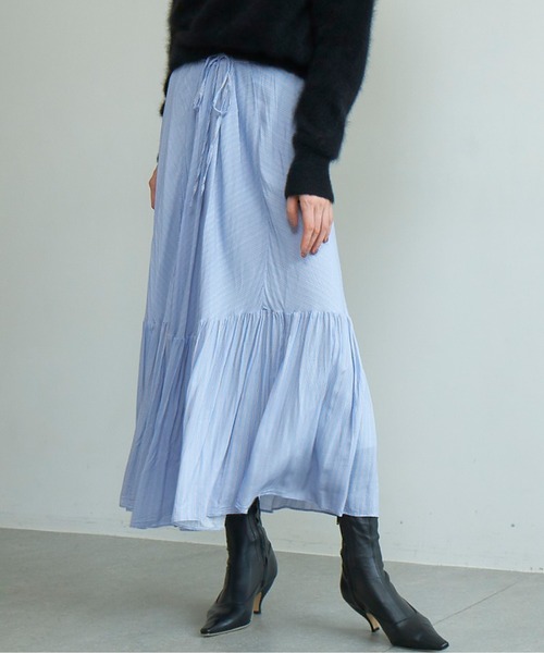 セール ストライプティアードスカート スカート Gallardagalante ガリャルダガランテ のファッション通販 Zozotown