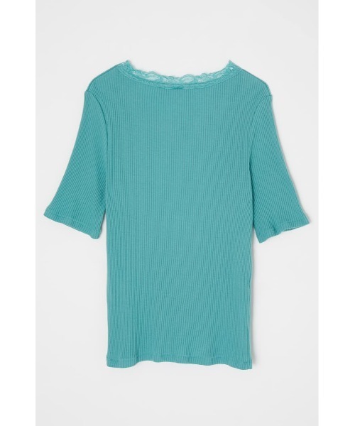 MOUSSY（マウジー）の「BE LOVED DOG Tシャツ（Tシャツ/カットソー・レディース・ライトブラック/ライトブルー/アイボリー・FREE）」の4枚目の写真